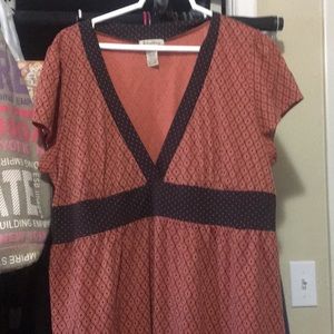 3xl orange and black pattern dress so cute so summer and spring 😊